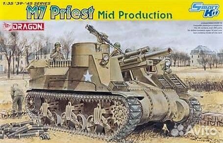 1/35 M7 'Priest' Mid Production Dragon 6637 + допы