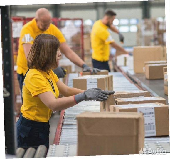 Сборщик Работа на складе Выплаты еженедельно