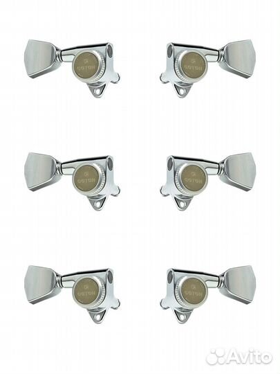 Колки для гитары 3+3 Gotoh SG301-MGT-04-C-L3+R3