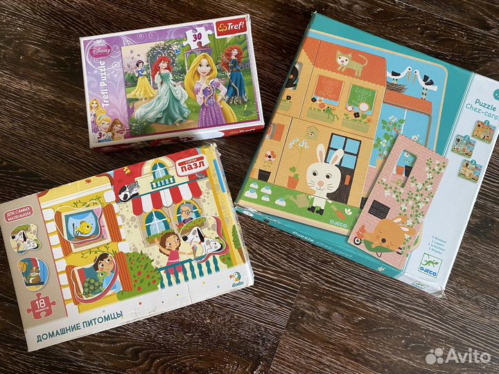 Пазлы dodo,djeco trefl