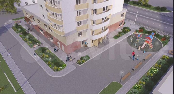 2-к. квартира, 66,5 м², 12/17 эт.