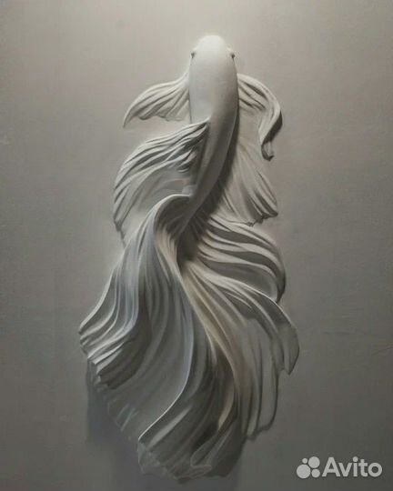 Барельеф / Панно Бойцовская рыбка