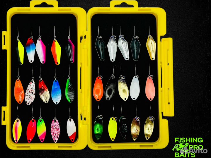 Набор Фореливых Блесен 15 шт. Rooney; Dohna; MIU