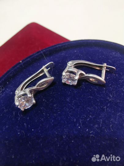 Серьги серебро 925проба