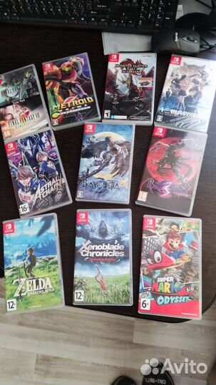Игры для Nintendo Switch (картриджи)