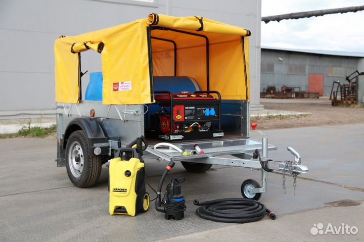 Прицеп мобильный моечный комплекс