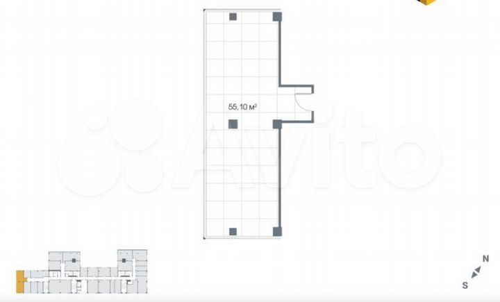 Склад, 55.1 м²