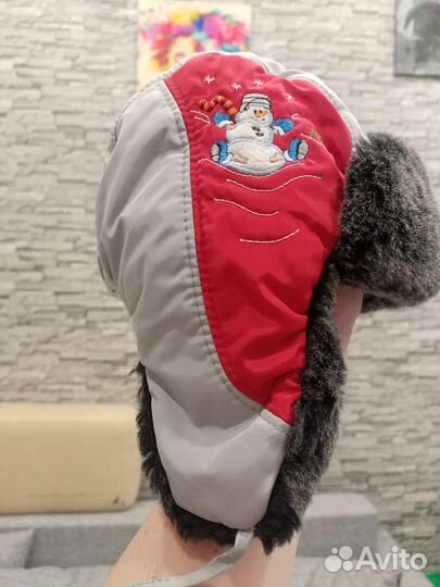 Шапка ушанка для мальчика