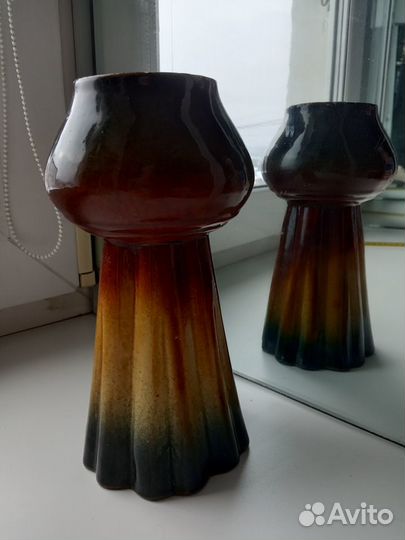 Вазочка. Фаянс. Глазурь. СССР. Винтаж