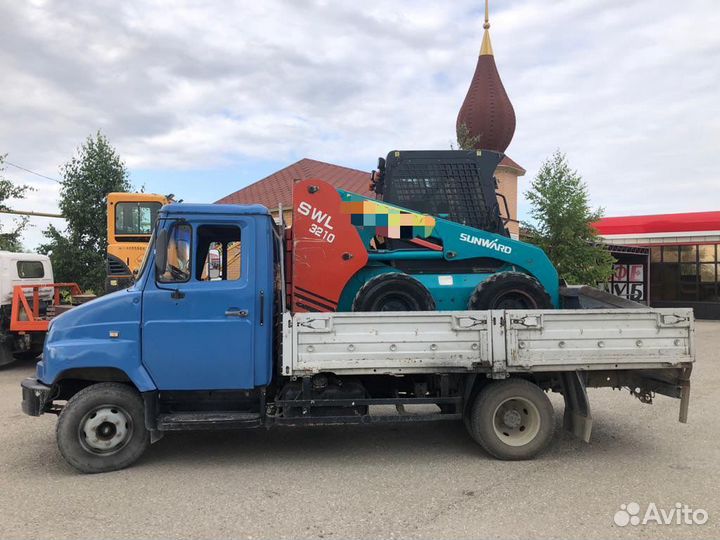 Услуги мини погрузчика,Камаз самосвал