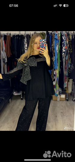 Блуза с бантом Турция Шикарная