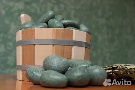 Камни для бани(жадеит /черный принц/кварц)