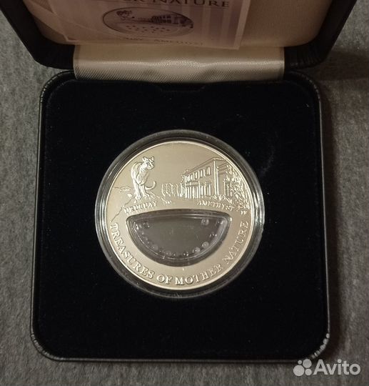 Фиджи Сокровища природы Аметист Уругвай Серебро