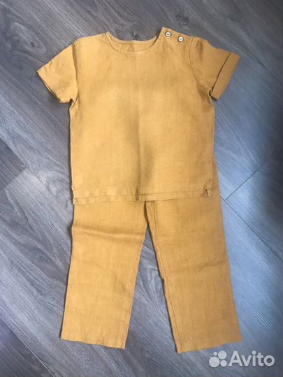 Штаны (костюм) из льна