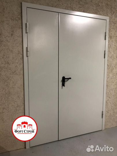 Противопожарные двери 1000*2100 серые