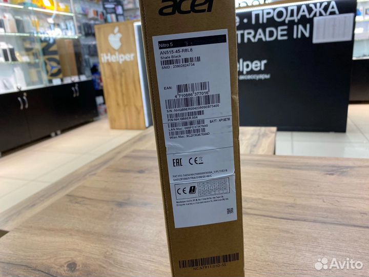 Новый Acer Nitro 5 GTX 1650/ ryzen 5600H