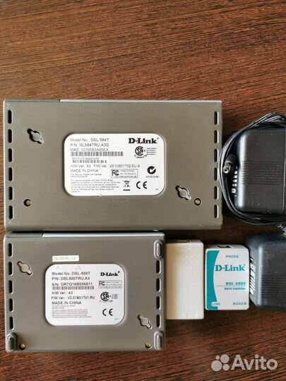 Роутер D-Link DSL-584T, adsl2+ DSL-500T
