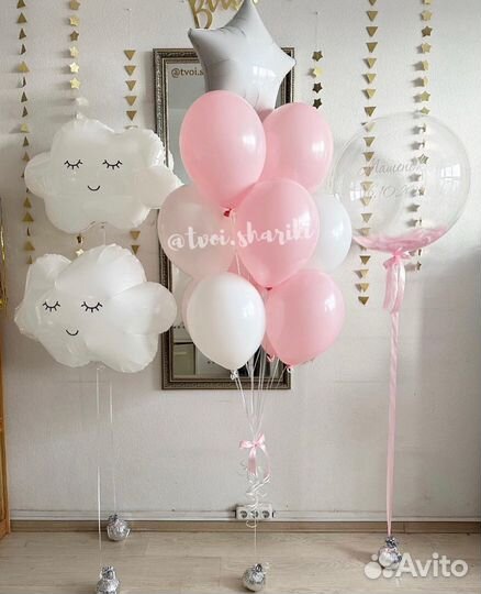 Воздушные шары на выписку