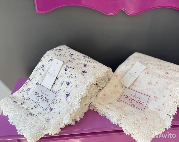 Плед Maison Dor “roses pkie” размер: Евро 220-240