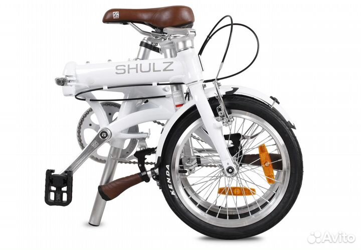 Cкладной велосипед Shulz Hopper белый