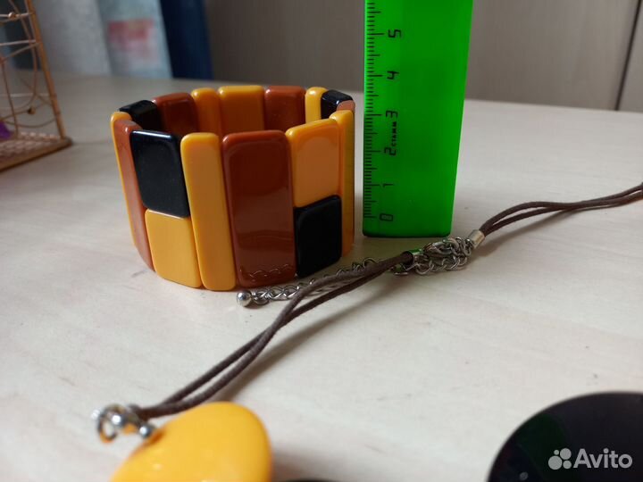 Набор бусы и браслет