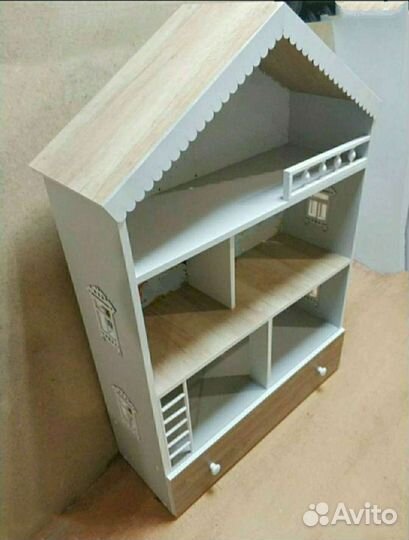 Домик кукольный Стеллаж детский