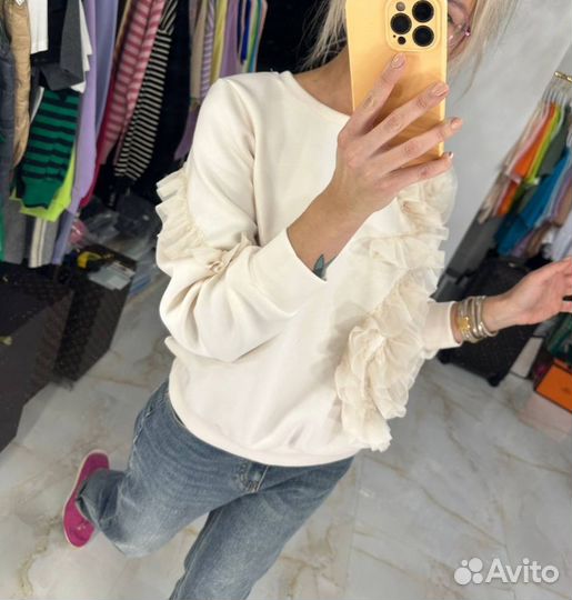 Кофта сливочная