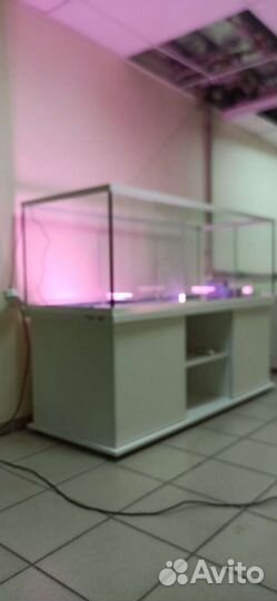 Аквариум 500 для торговли живыми раками, трёх сек