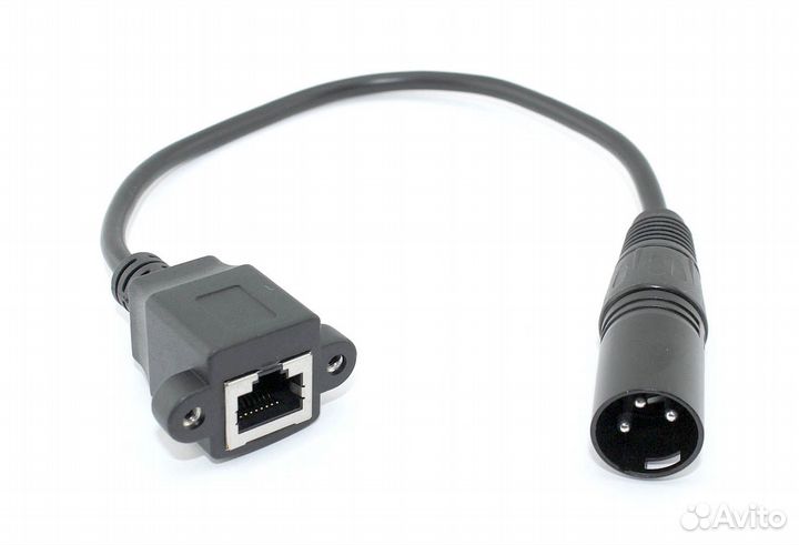 Кабель RJ45 на XLR папа 0.3 м