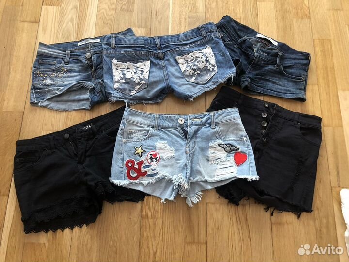 Шорты джинсовые пакетом