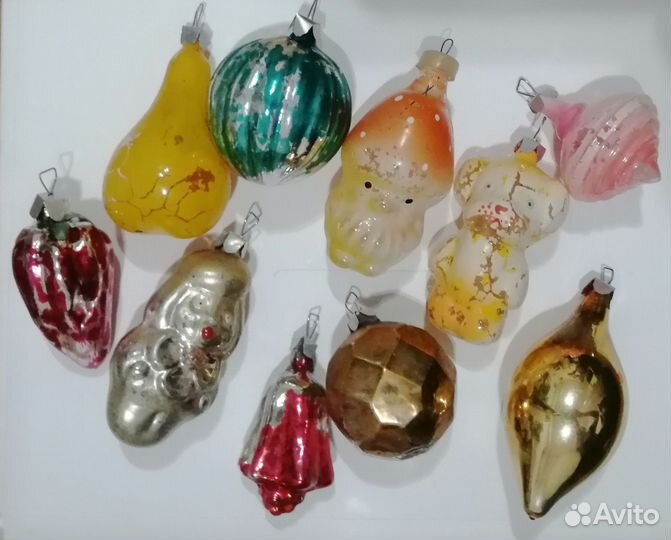 Елочные игрушки СССР одним лотом