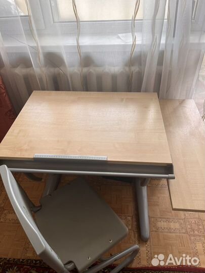 Растущая парта и стул фирмы дэми