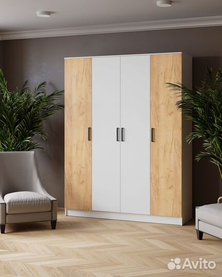 Шкаф распашной белый новый