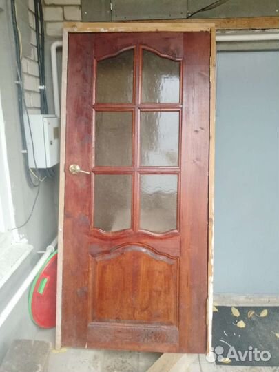 Дверь межкомнатная с коробкой деревянная