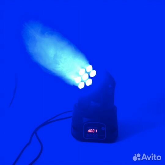 Вращающаяся мини-голова вош wash 7*12w rgbw