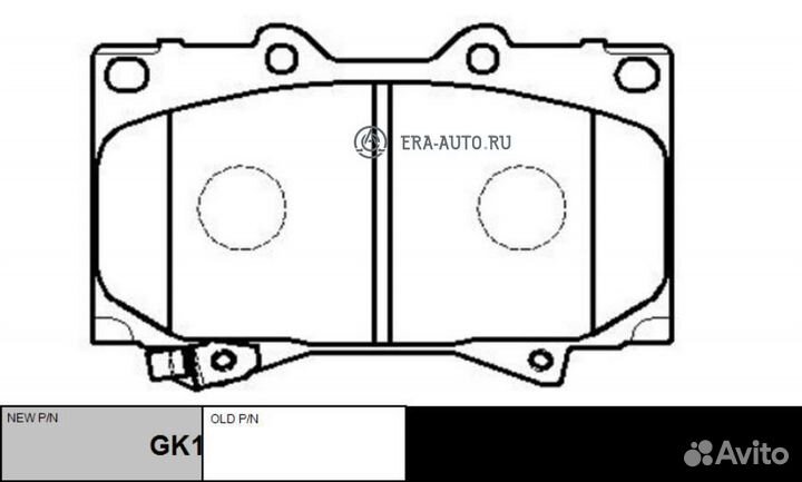 CTR GK1043 / CKT-29 Колодки тормозные дисковые пер