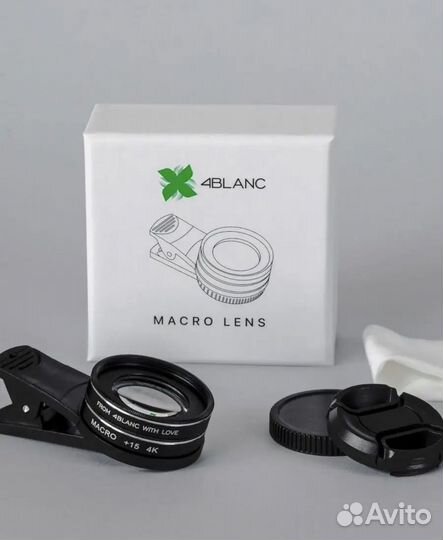Макролинза профессиональная, линза для телефона 4K
