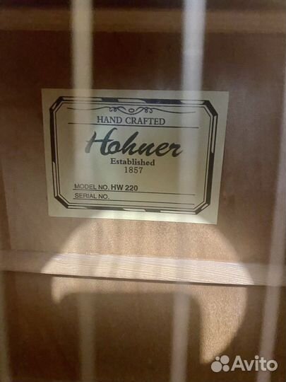 Гитара аккустическая Hohner HW220