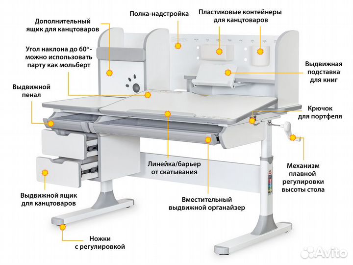 Стол растущий