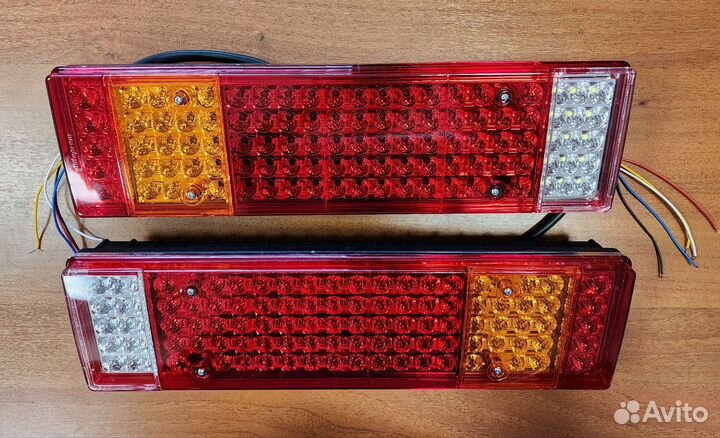 Фонари К-кт задние (525х140мм) на Фуру 6ть секций