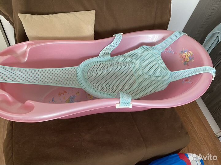 Ванночка для купания с горкой