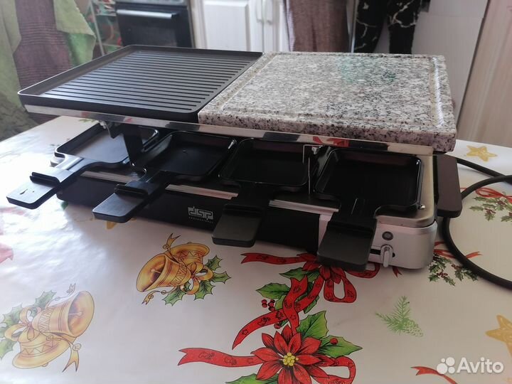 Решетка для гриля, мраморная плита, мини-кастрюли