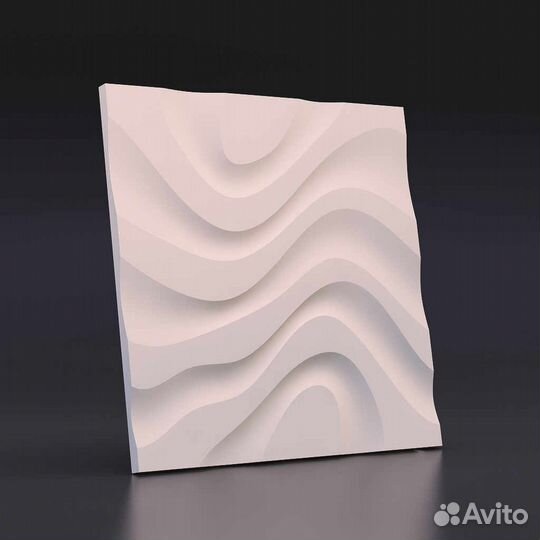 Гипсовая 3D панель 