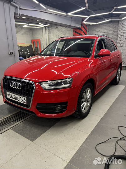 Передний бампер Audi Q3 2013 г