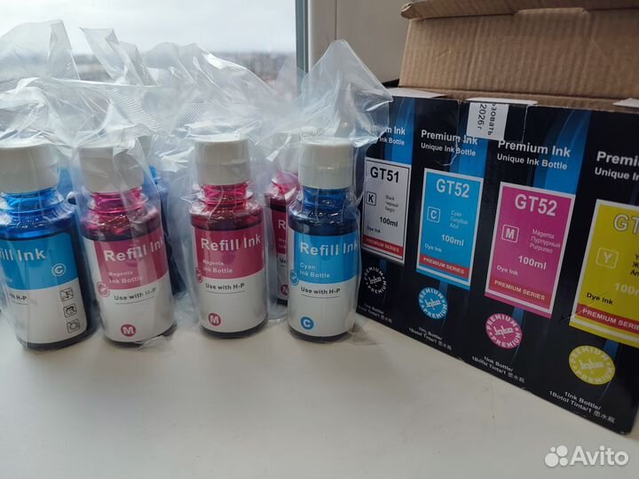 Чернила для принтера hp