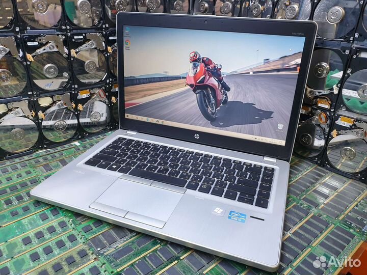 Hp elitebook folio 9470m i5, ssd256, ram8gb, акб5ч