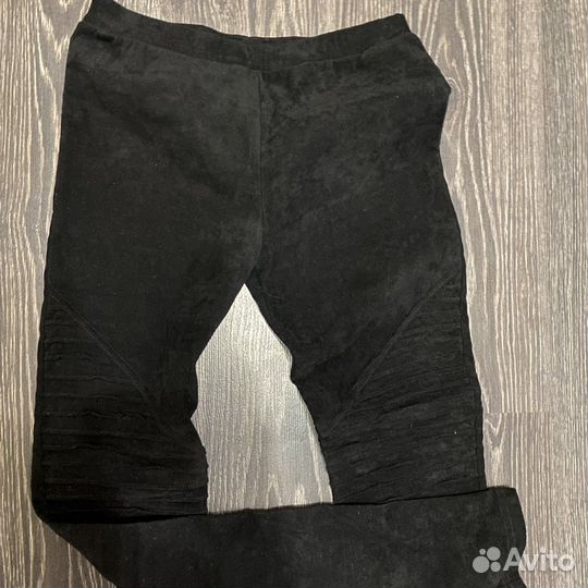 Лосины женские замшевые