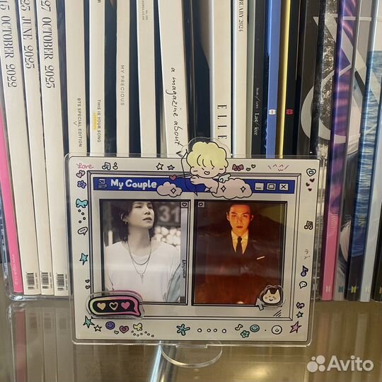 Акриловый стенд для кпоп карт bts kpop