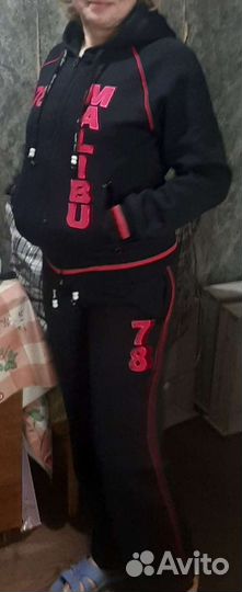 Спортивный костюм с флисом женский 44-50 новый