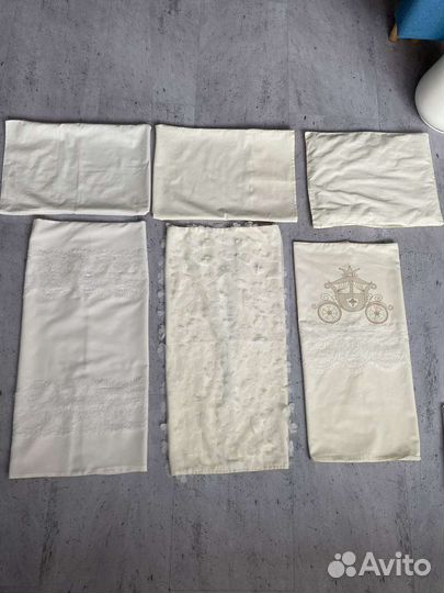 3 комплекта белья в коляску/ люльку х/б